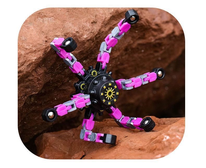 【Best Seller】4pc Transformable Fidget Spinners ,Eco-friendly ABS plastic