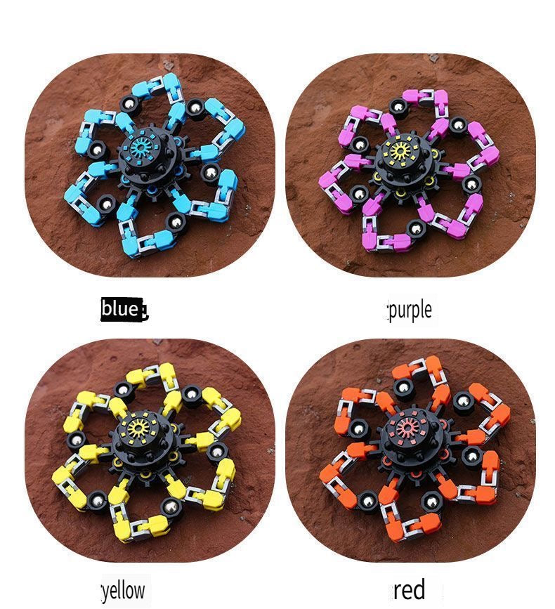 【Best Seller】4pc Transformable Fidget Spinners ,Eco-friendly ABS plastic