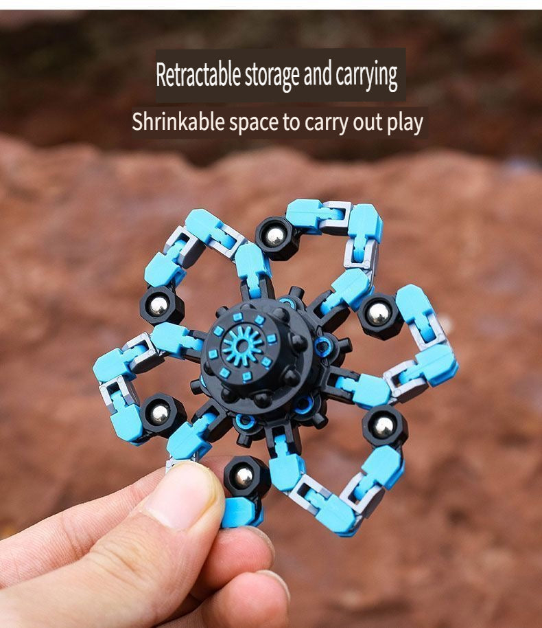 【Best Seller】4pc Transformable Fidget Spinners ,Eco-friendly ABS plastic