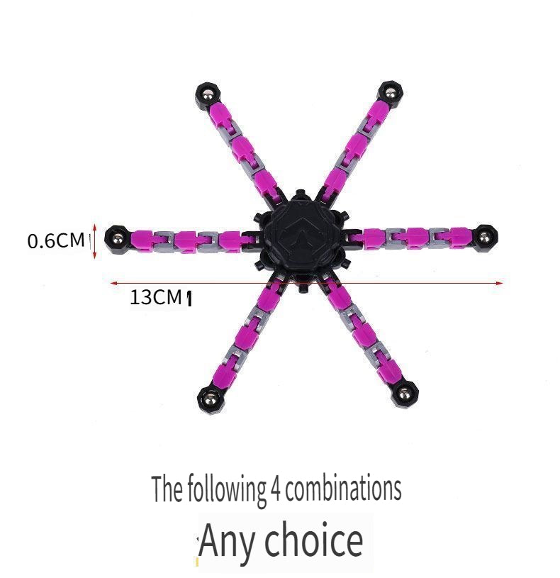 【Best Seller】4pc Transformable Fidget Spinners ,Eco-friendly ABS plastic