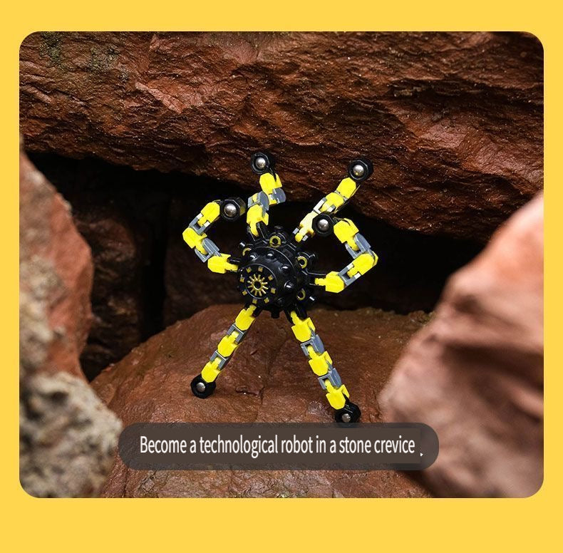 【Best Seller】4pc Transformable Fidget Spinners ,Eco-friendly ABS plastic
