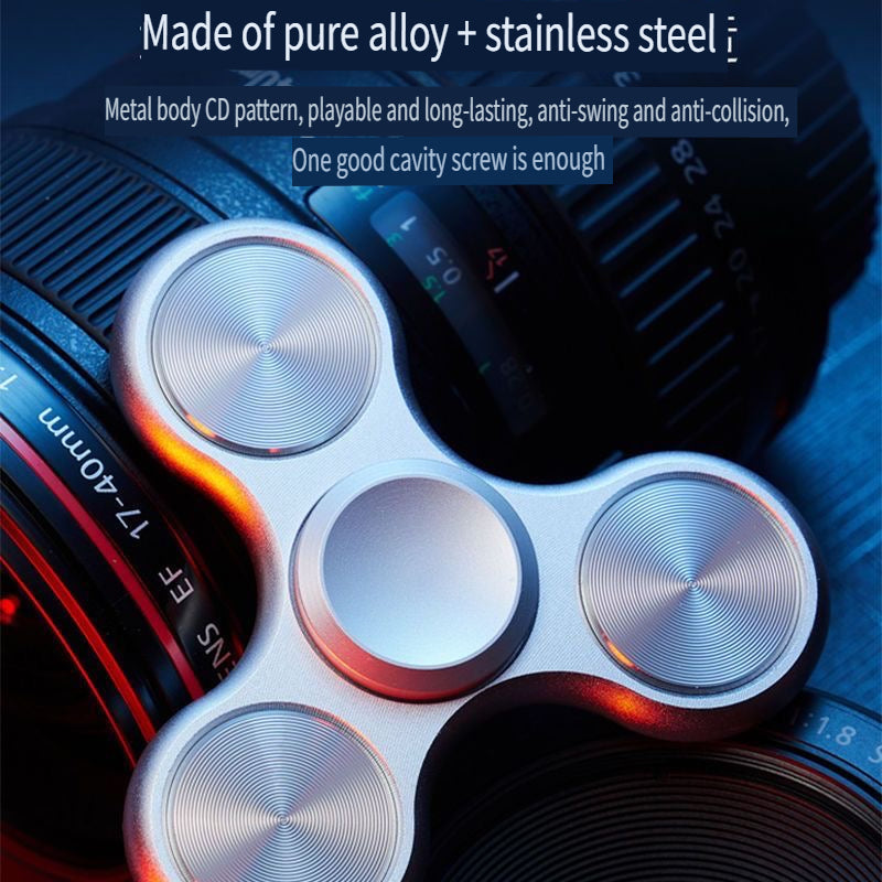 Alloy Fidget Spinner Toys 1 Pack, Sensory Hand Fidget Pack Bulk, Anxiety Toys Stress Relief Reducer, Party Favors for Kids Adults Goodie Bag Stuffers, Kids Classroom Prizes
